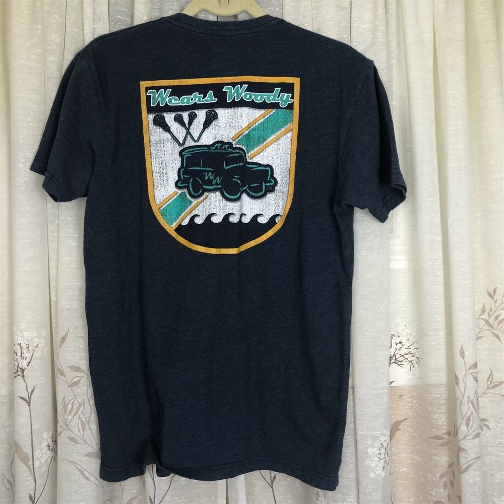 Wears Woody Beach T Shirt Lacrosse size medium made in USA